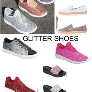 GLITTER SNEAKERS AND SANDALS & MORE GREAT ITEMS